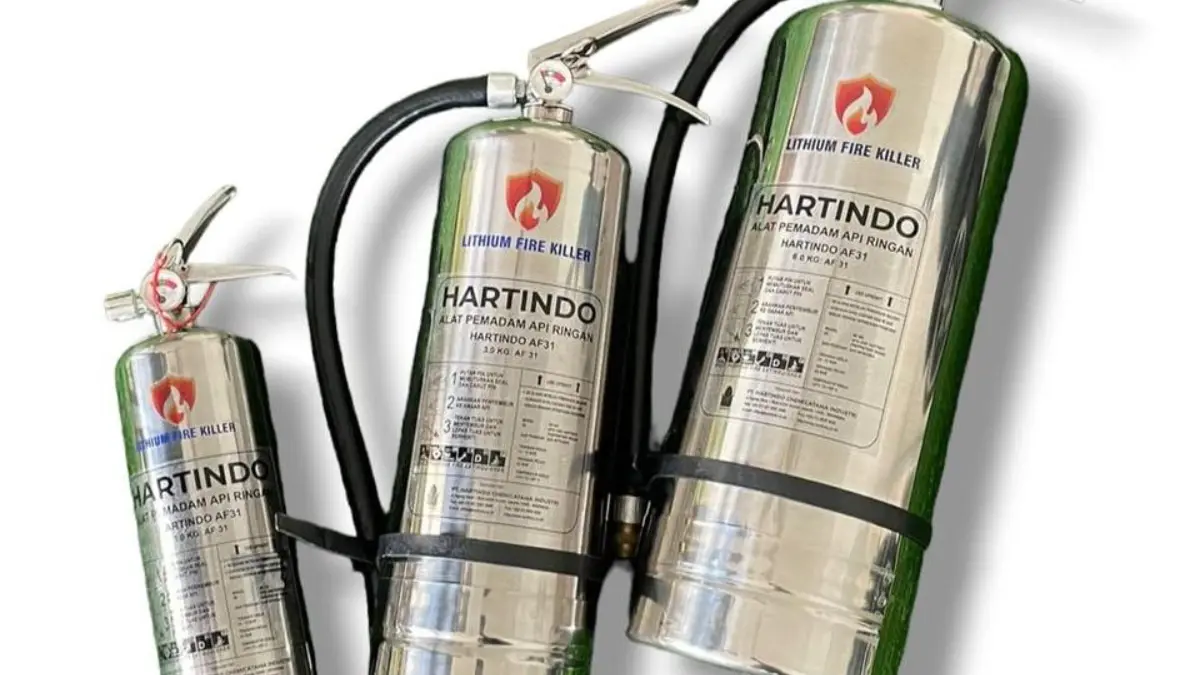 Jenis APAR Mobil Listrik untuk Kebakaran Baterai Lithium