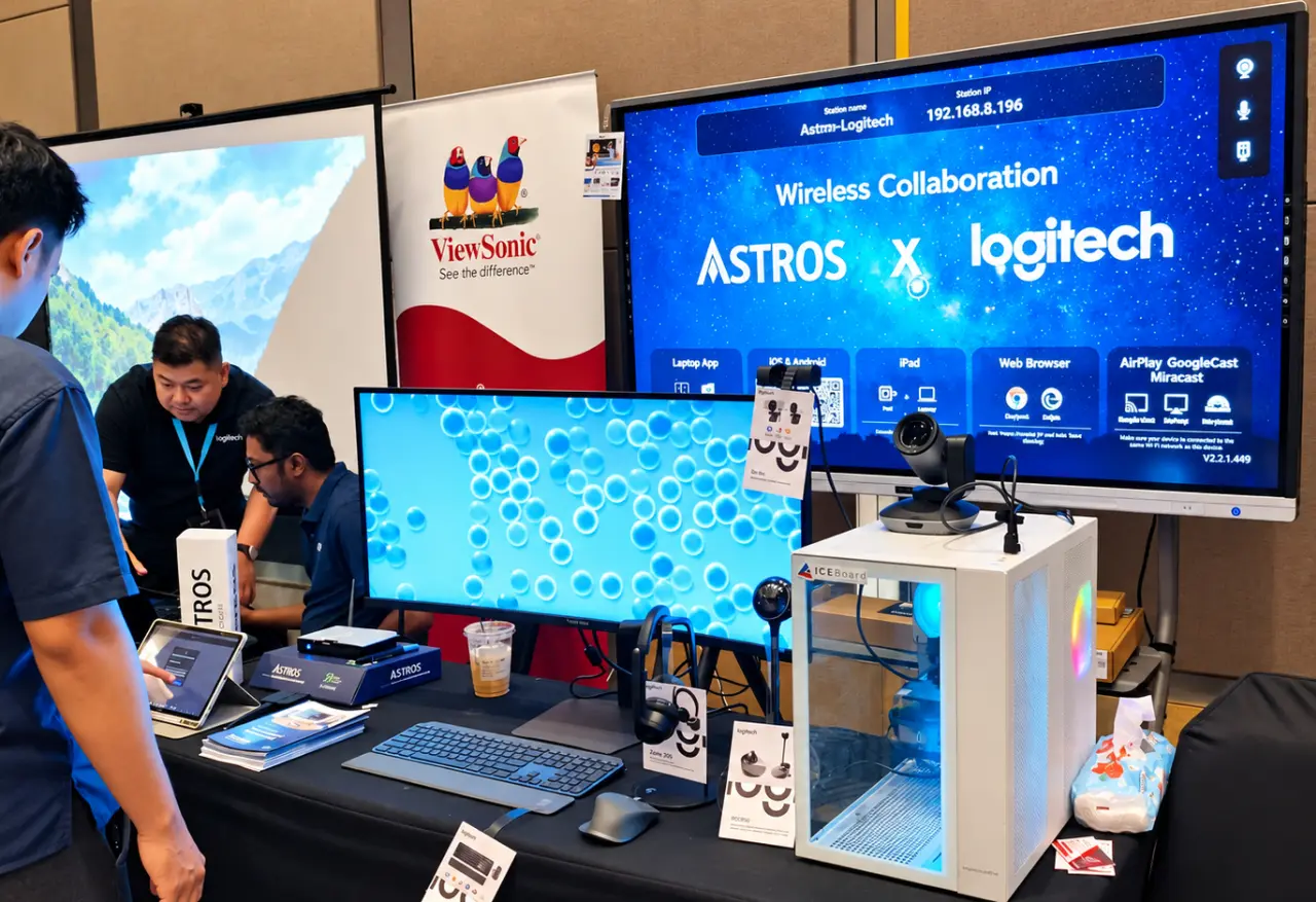 ASTROS AS-301: Docking Station Nirkabel Cerdas untuk Ruang Rapat Modern