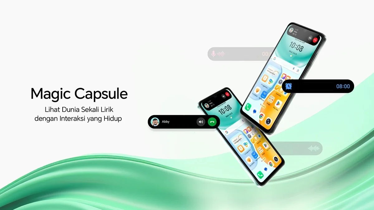 Magic Capsule Honor: Cara Baru Multitasking di Honor X5c Plus