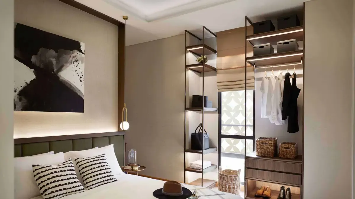 Desain Kamar Kost Monokrom Rp1,5 Juta untuk Ruang 3x3 Meter