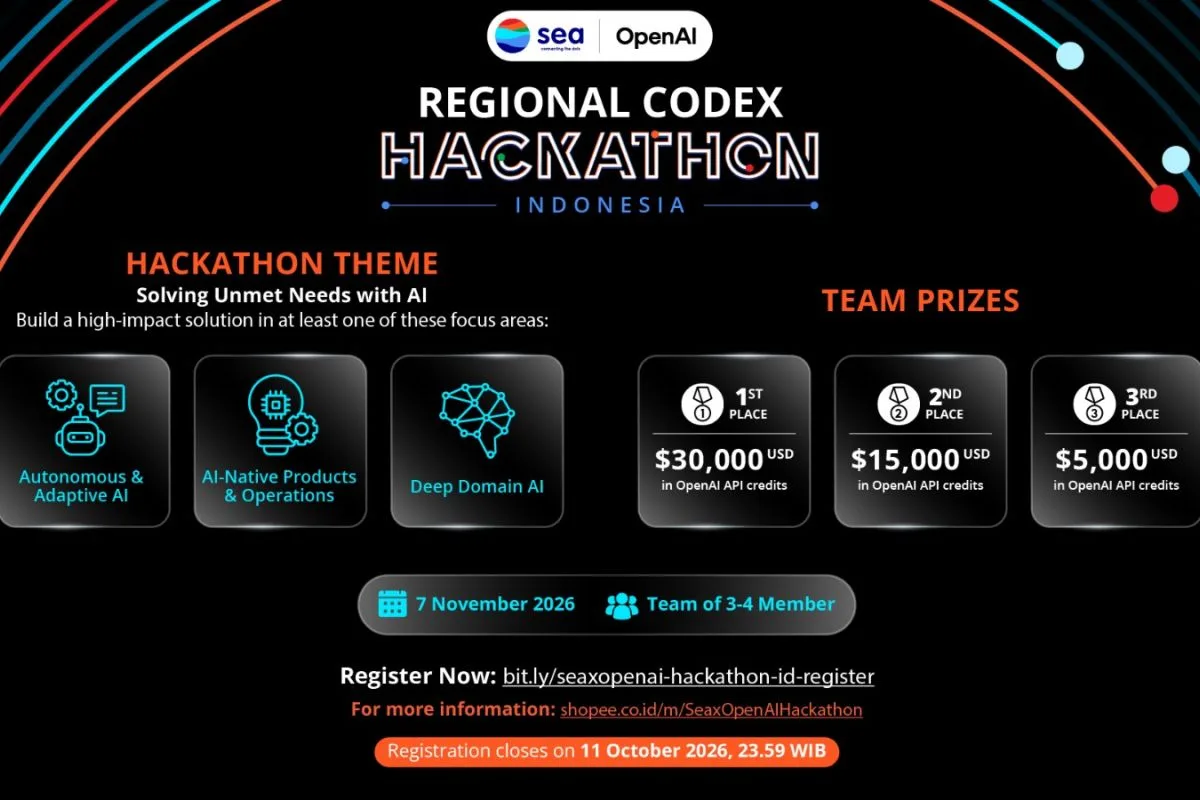 Hackathon AI Terbuka: Sea dan OpenAI Tantang Developer Lokal