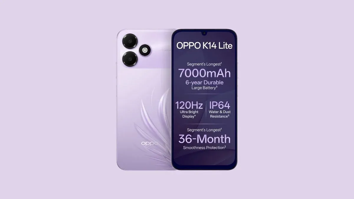 OPPO K14 Lite: HP Murah Tahan Lama dengan Baterai 7000mAh