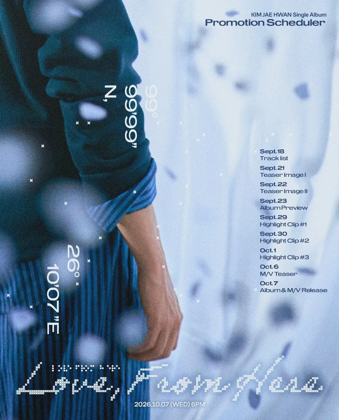 Kim Jae Hwan Kembali dengan Single ‘Love, From Here’