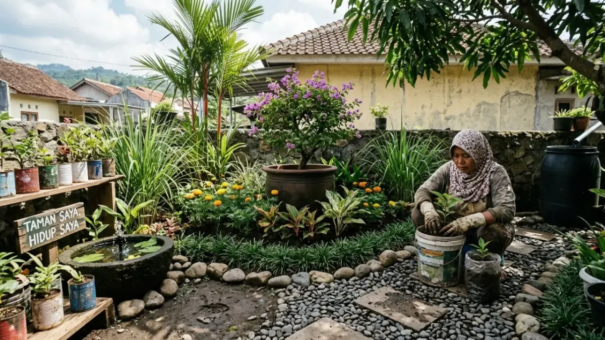 40 Ide Taman Depan Minimalis untuk Lahan Sempit