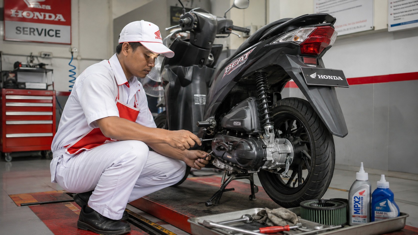 Jadwal Lengkap Perawatan Motor Matic dan Estimasi Servis