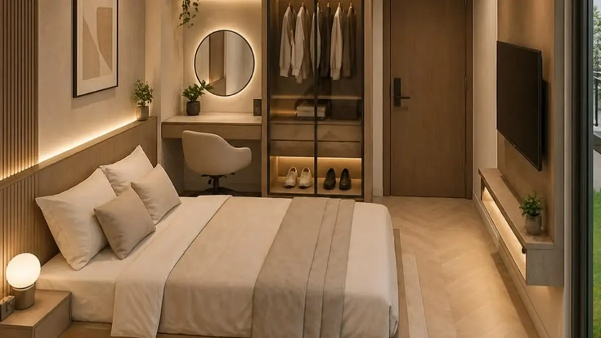 Kamar Sempit Terasa Nyaman dengan Strategi Desain Cerdas