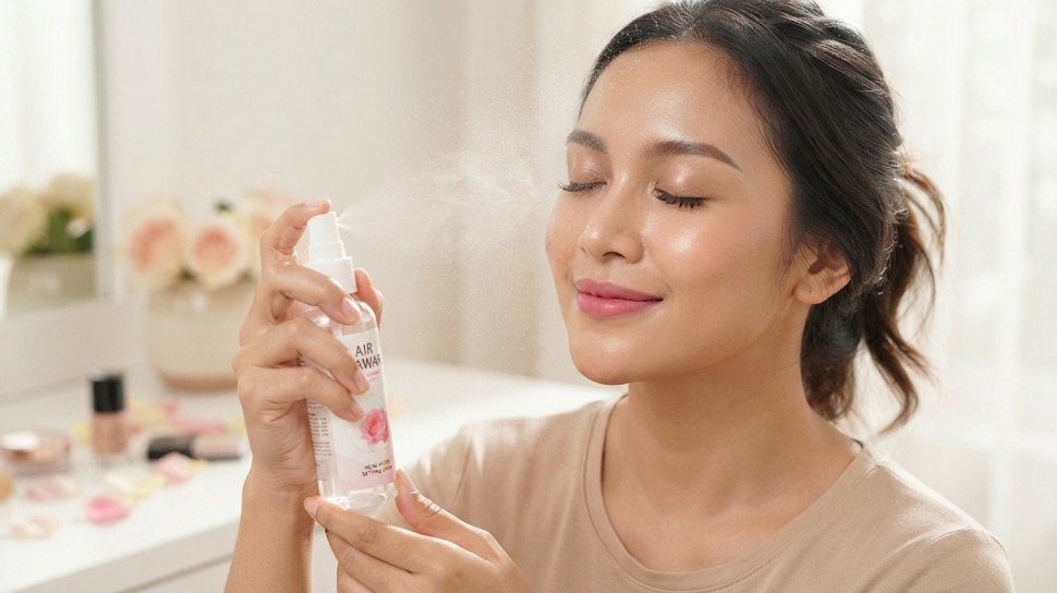 Priming Water Ringan untuk Makeup Tahan Lama Tanpa Efek Berat