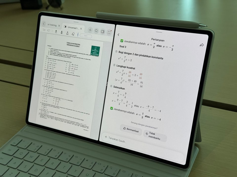 Huawei MatePad Air Resmi: Tablet Tipis OLED 144 Hz untuk Profesional