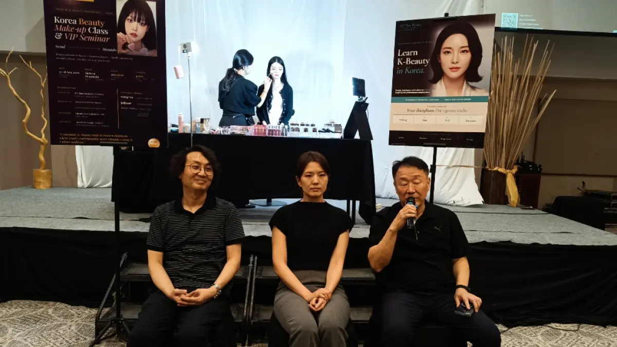 Korean Beauty Masterclass Meluas ke Manado: Expert dari Seoul Ajarkan Teknik Makeup Profesional