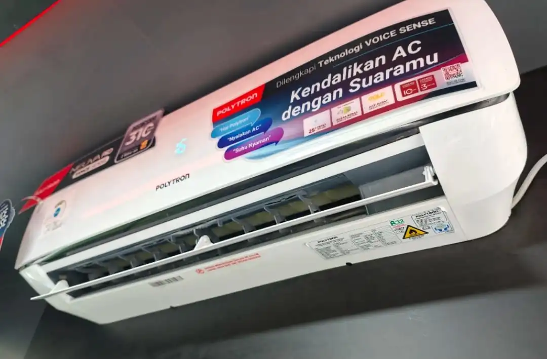 AC Polytron dengan Perintah Suara Offline di Rumah