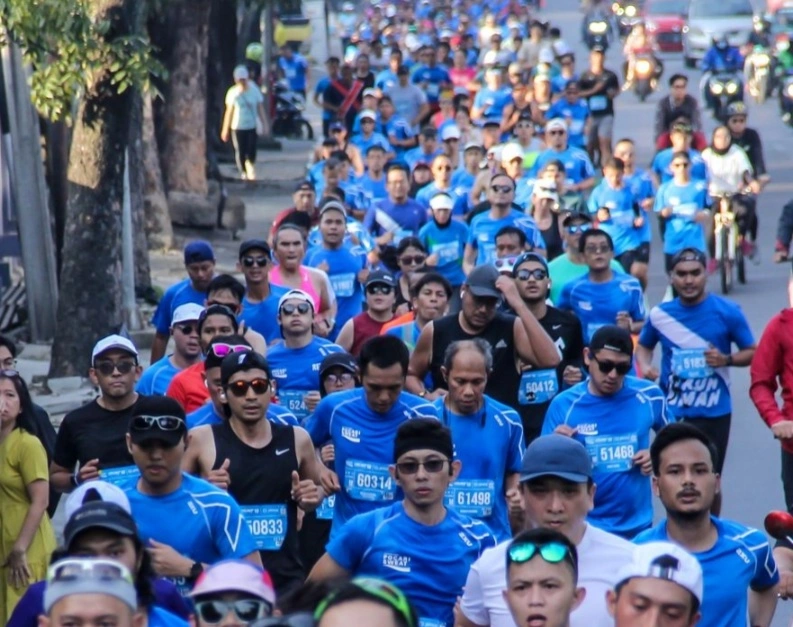 Pocari Run Bandung: Rekayasa Lalu Lintas Tanpa Tutup Jalan