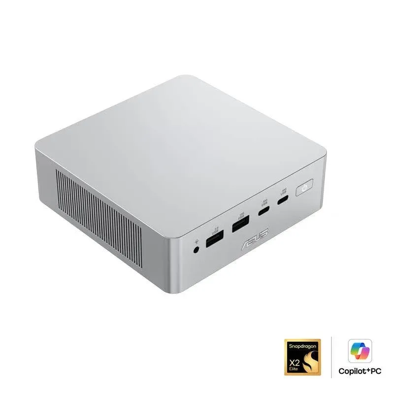 ASUS Ascent QN10: Mini PC AI Snapdragon X2 Elite dengan NPU 80 TOPS