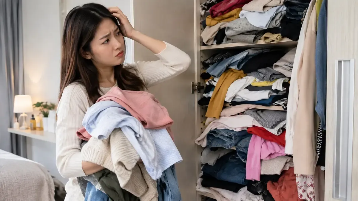 Lemari Penuh Tapi Terasa Kosong? Begini Cara Menata dan Memaksimalkan Wardrobe