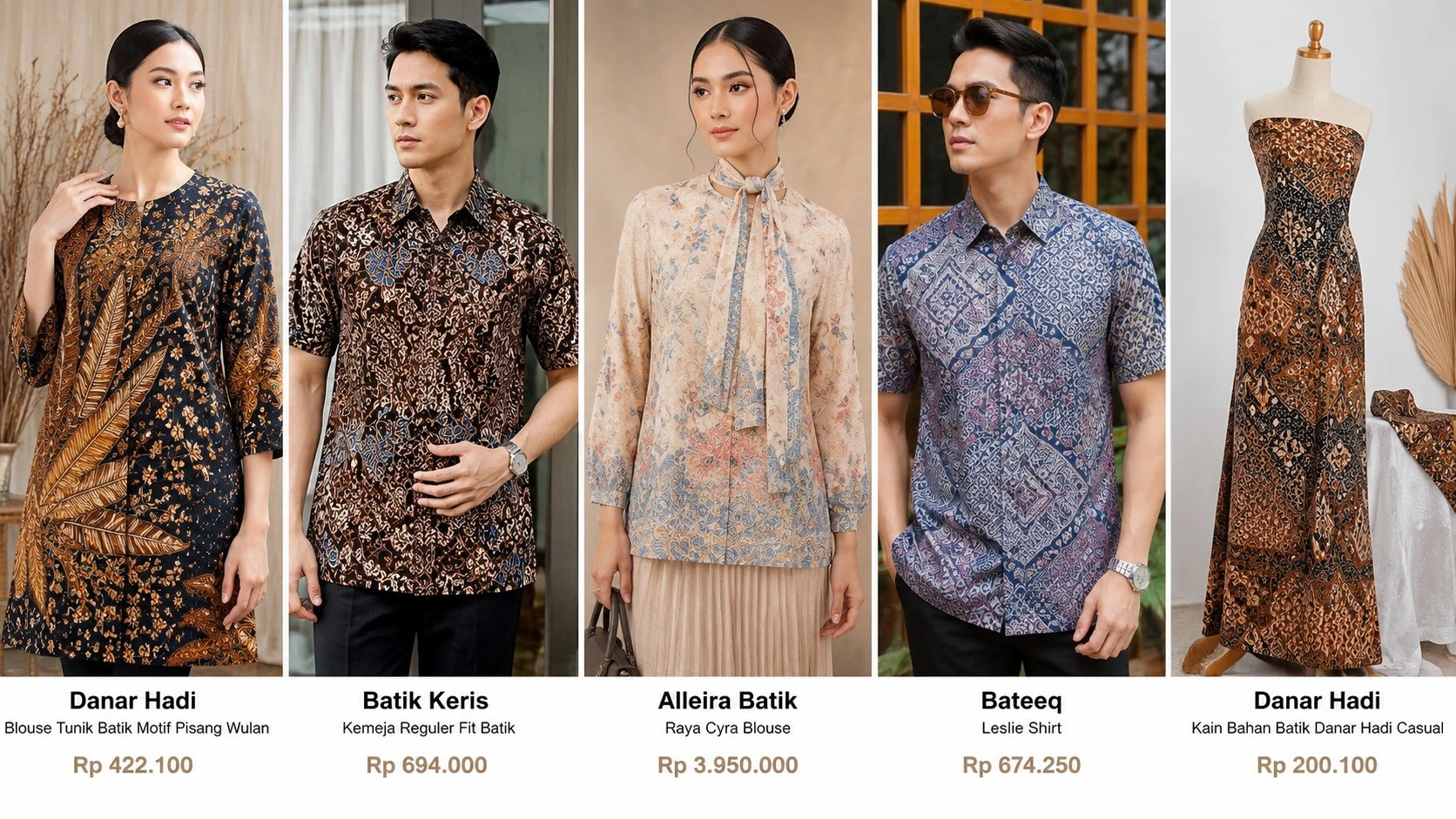 Kain Tradisional Bertemu Siluet Modern dalam Gaya Kasual