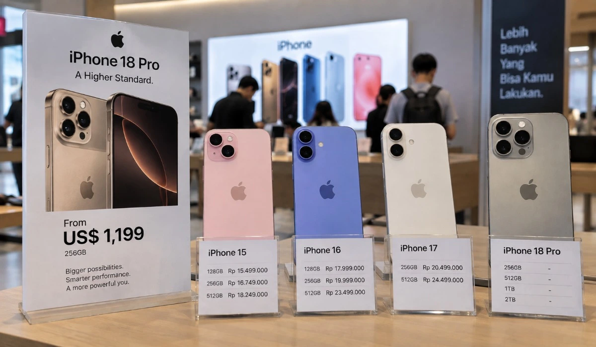 Harga iPhone 15, 16, dan 17 Naik Usai iPhone 18 Rilis
