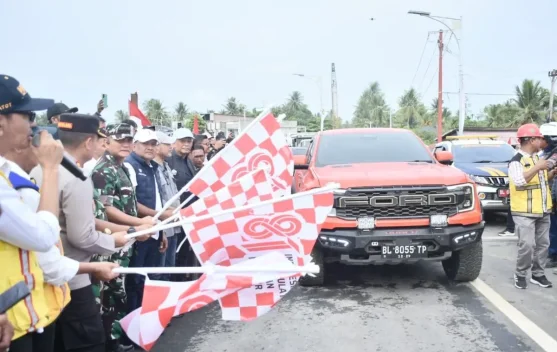 Jembatan Kutablang Kembali Beroperasi, Nadi Logistik Timur Sumatera Pulih