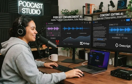 Aplikasi AI untuk Podcast: Mempercepat Editing dan Produksi