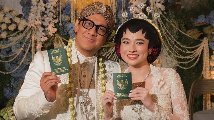 Kebaya Pengantin Didiet Maulana dan Elegansi Pernikahan Selebriti