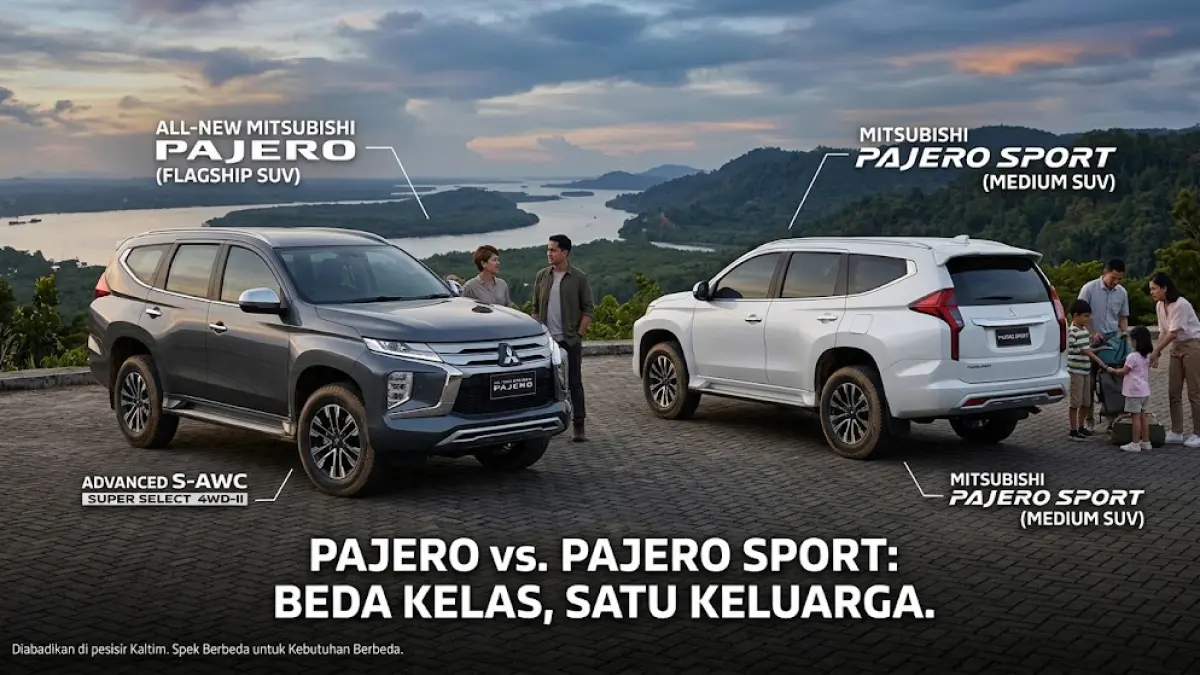 Pajero vs Pajero Sport: Memilih SUV Mitsubishi Sesuai Gaya Pakai