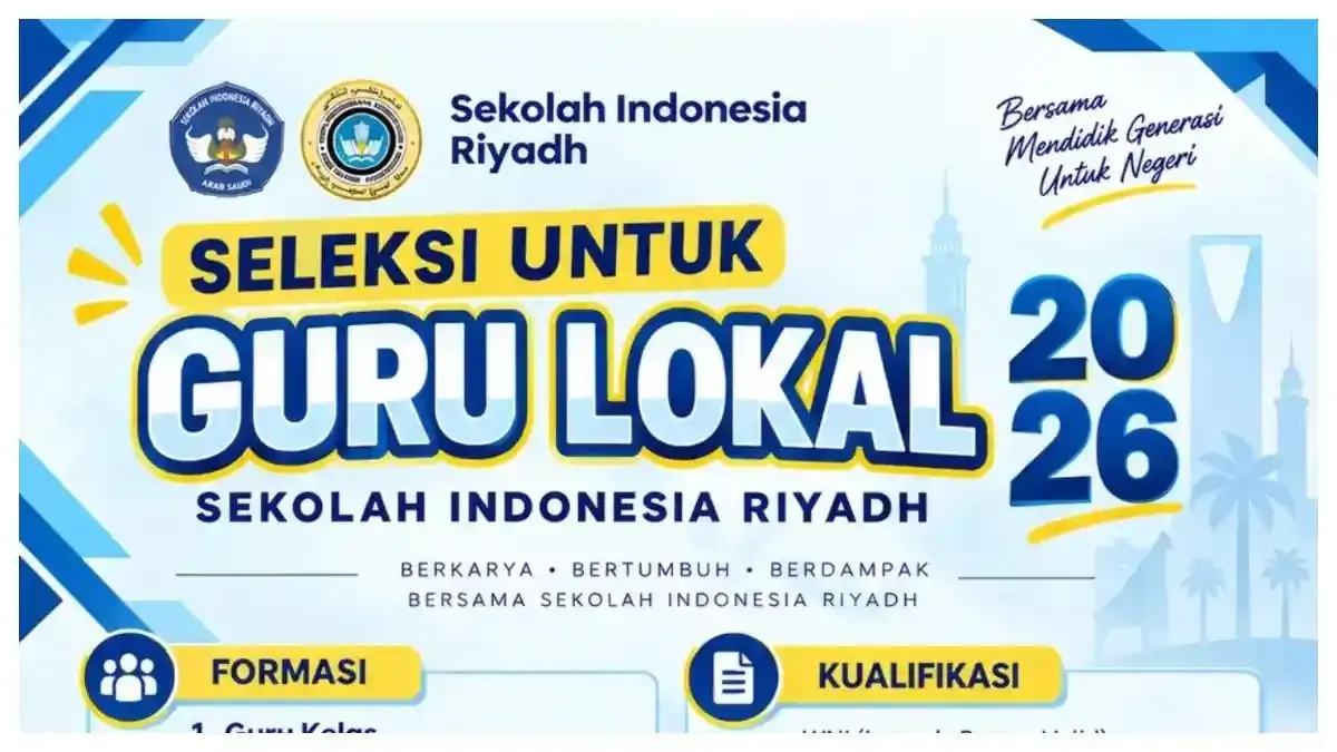 Dibuka 174 Formasi Guru dan Tendik untuk Sekolah Luar Negeri