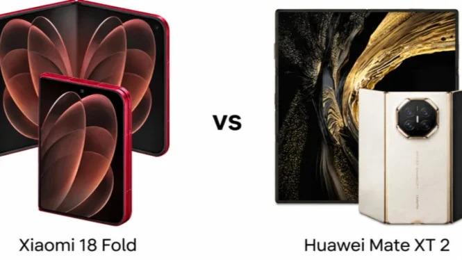 Xiaomi 18 Fold vs Huawei Mate XT: Duel Ponsel Lipat Premium