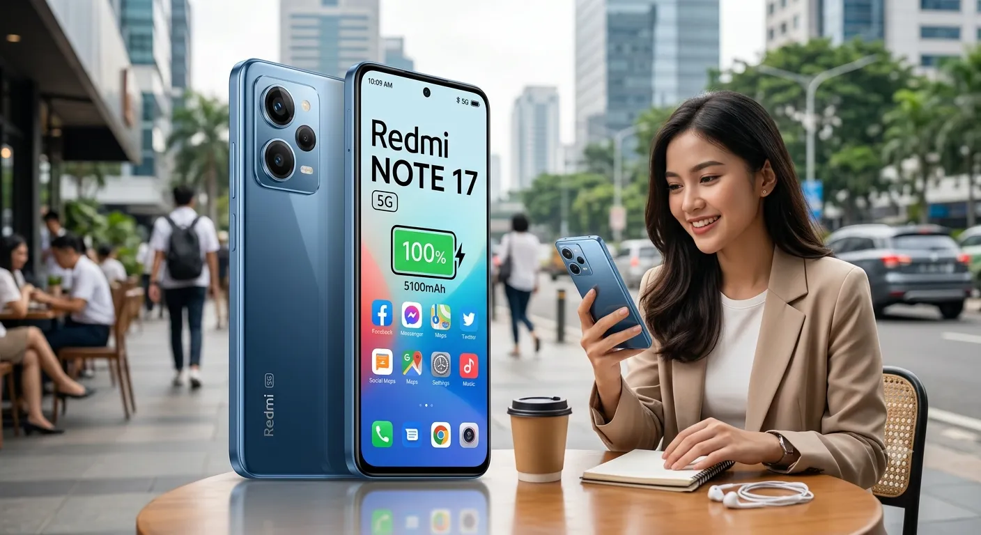 Redmi Note 17 5G: Baterai 7700 mAh dan Layar AMOLED 120Hz di Kelas Menengah