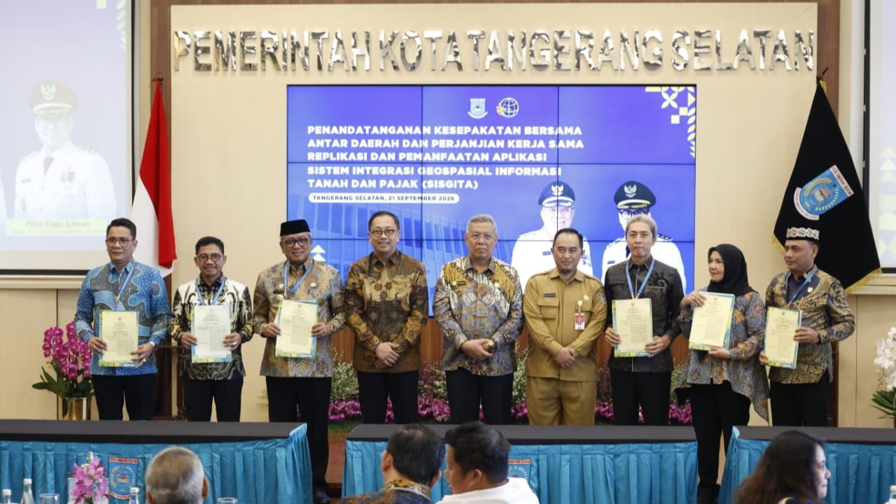 SISGITA Tangsel: Integrasi Data Tanah dan Pajak Jadi Model Nasional