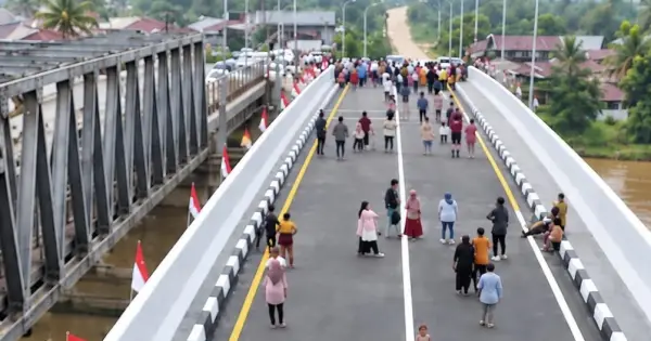 Jembatan Krueng Tingkeum Dibuka, Nadi Logistik Banda Aceh–Medan Kembali Berdegup