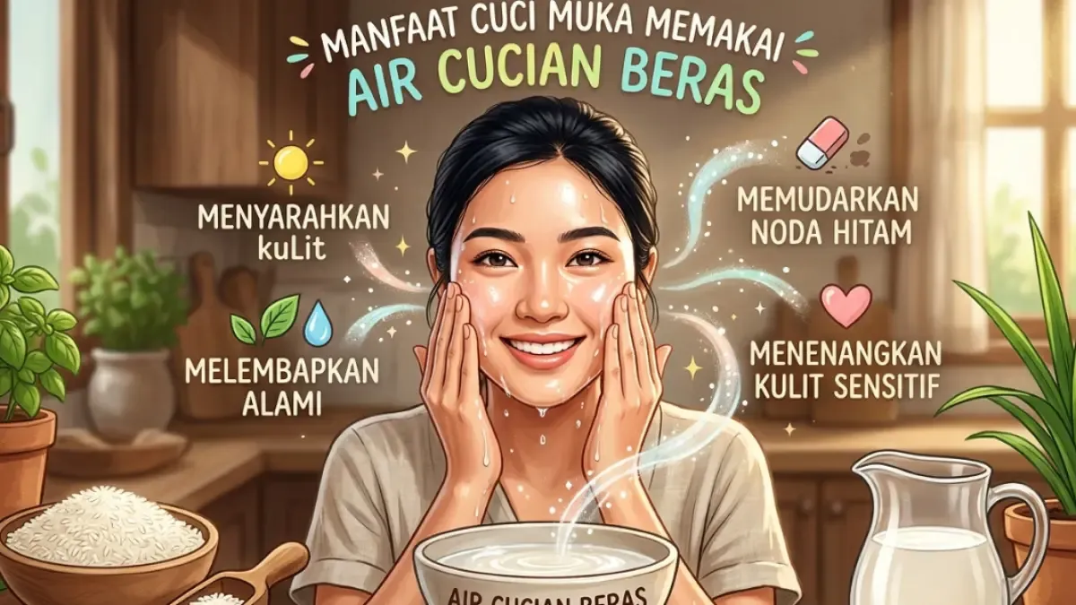 Cara Membuat dan Menggunakan Air Beras untuk Wajah di Rumah