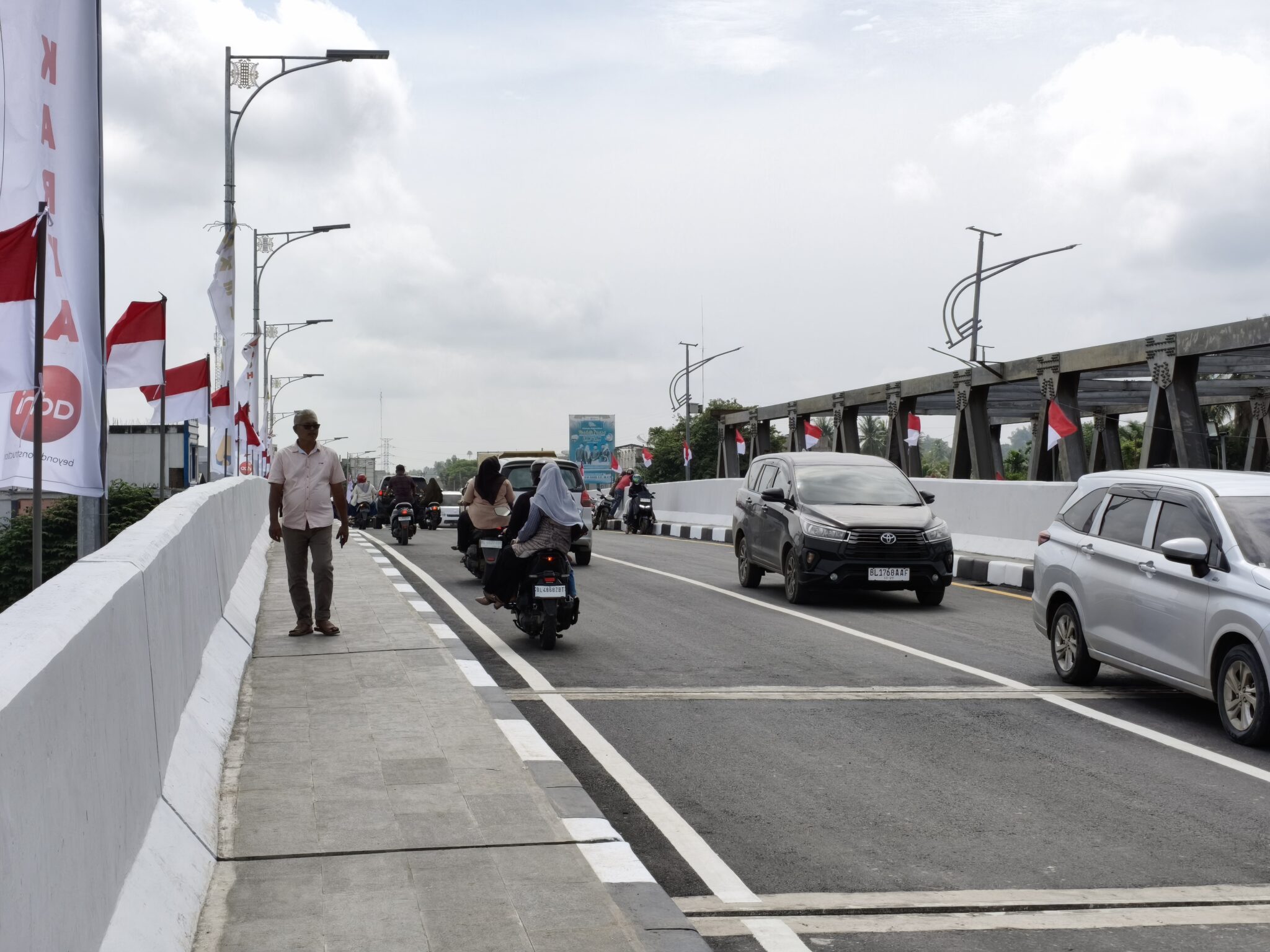 Jembatan Krueng Tingkeum Dibuka, Nadi Logistik Banda Aceh–Medan Kembali Berdegup