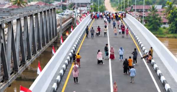 Jembatan Krueng Tingkeum Kembali Beroperasi, Nadi Logistik Banda Aceh–Medan Pulih