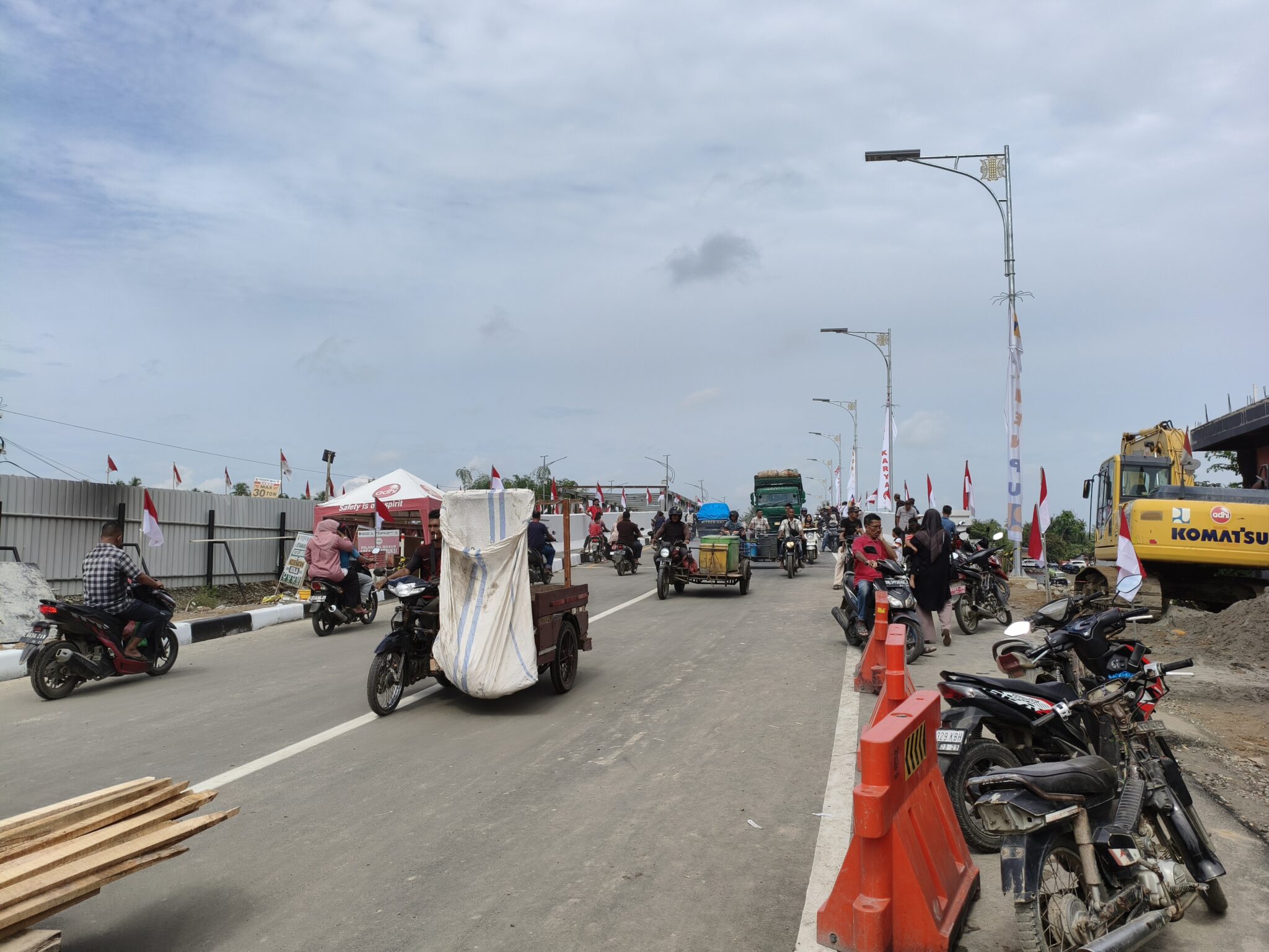 Jembatan Krueng Tingkeum Dibuka, Nadi Logistik Banda Aceh–Medan Kembali Berdegup