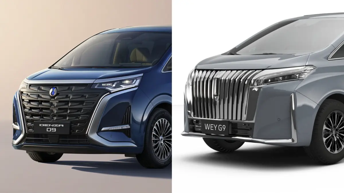 Denza D9 vs Wey G9 Hi4: MPV Listrik Murni atau PHEV AWD?