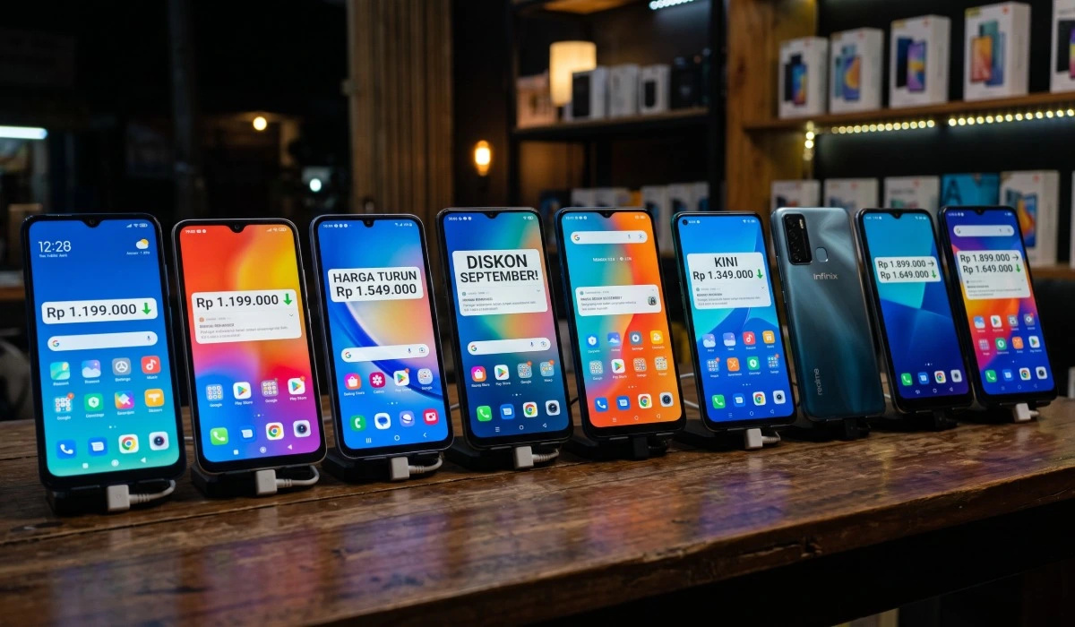 7 HP Android Murah September dengan Harga Turun Drastis