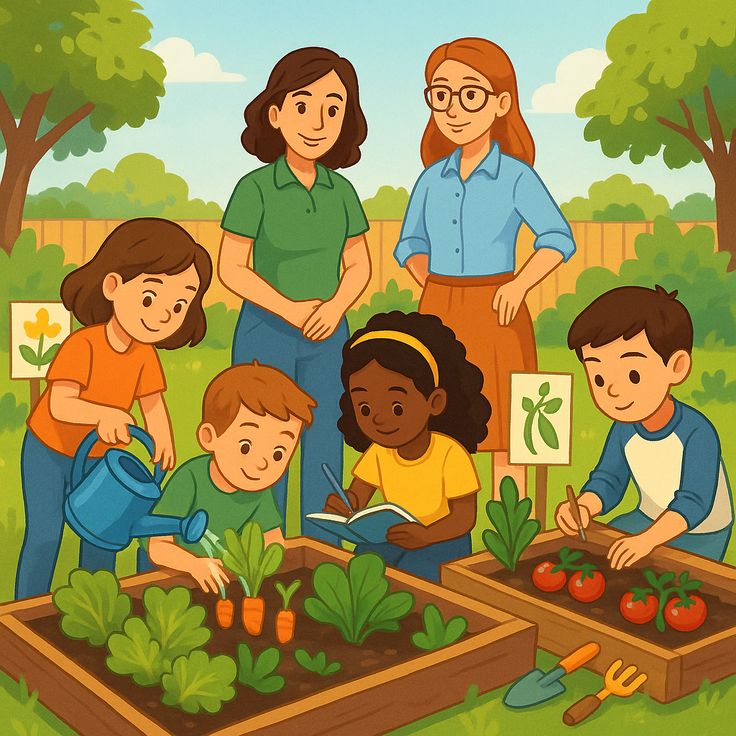 Program Makan Bergizi Gratis dan Kebun Gizi Sekolah: Kunci Sehat dan Semangat Belajar