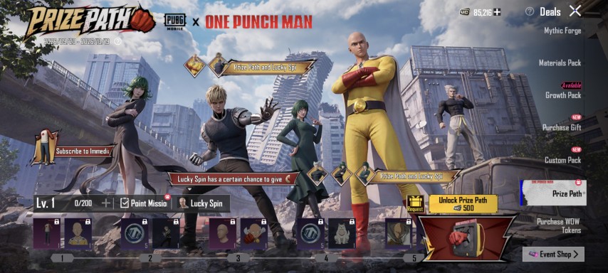 Kolaborasi Terbaru PUBG Mobile: Dari One-Punch Man ke Lincoln Klasik