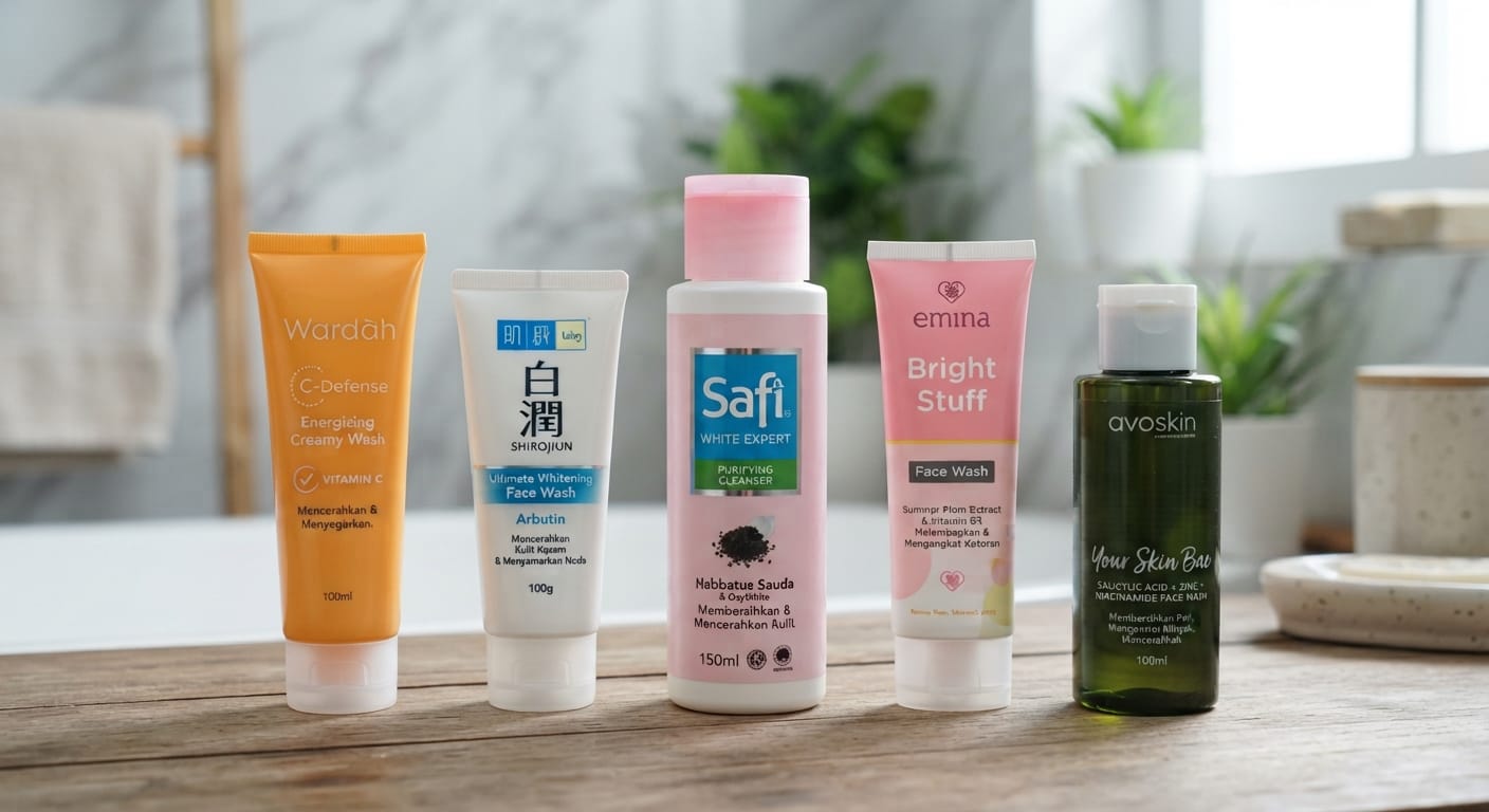 Facial Wash Vitamin C dan Niacinamide untuk Kulit Cerah
