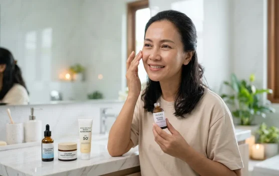Panduan Lengkap Skincare Usia 40 Tahun: Retinol, Peptida, Niacinamide, dan Ceramide