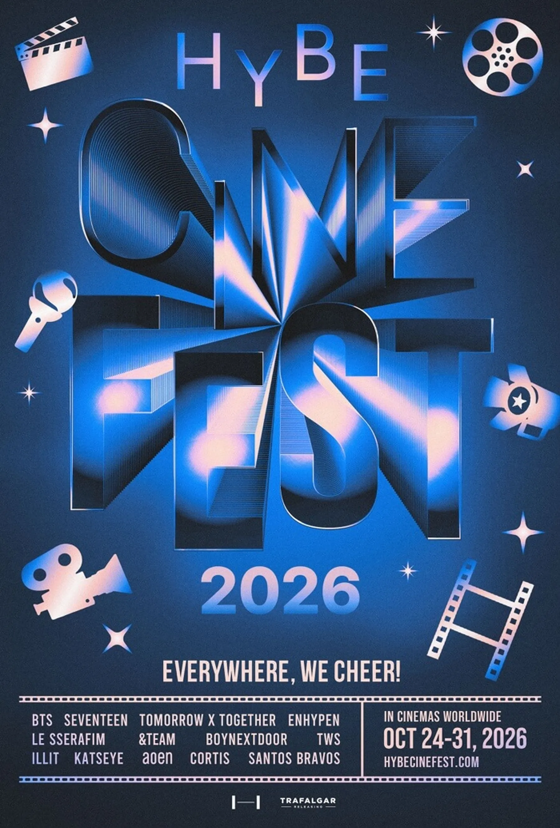HYBE CINE FEST: Konser K-Pop dari Kursi Bioskop