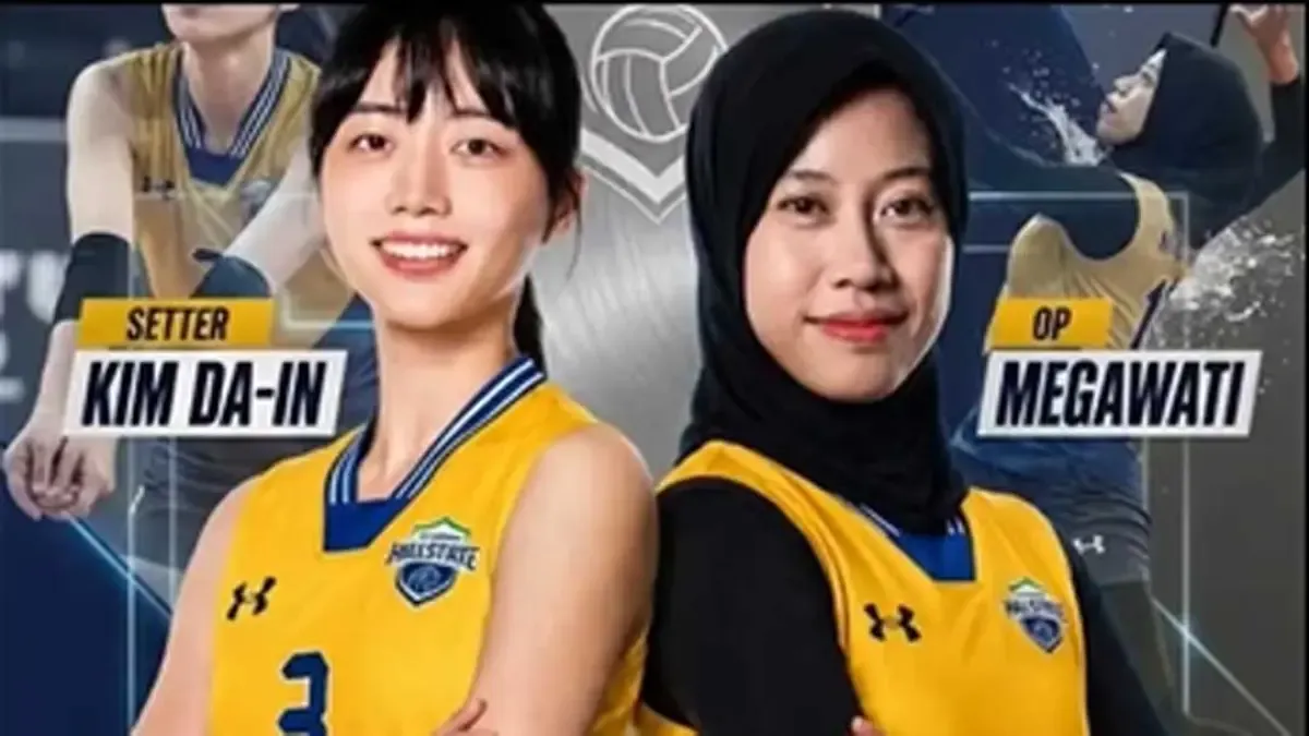 Megawati Hangestri dan Maraton 36 Laga V-League bersama Hyundai Hillstate