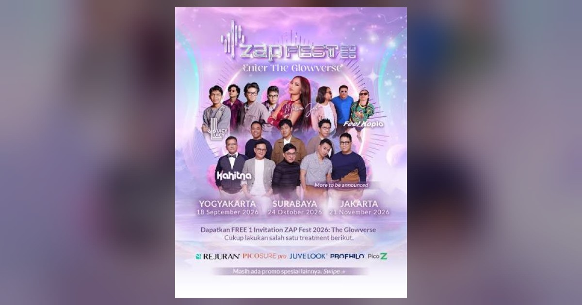 ZAP Fest: The Glowverse, Ketika Beauty dan Musik Menyatu