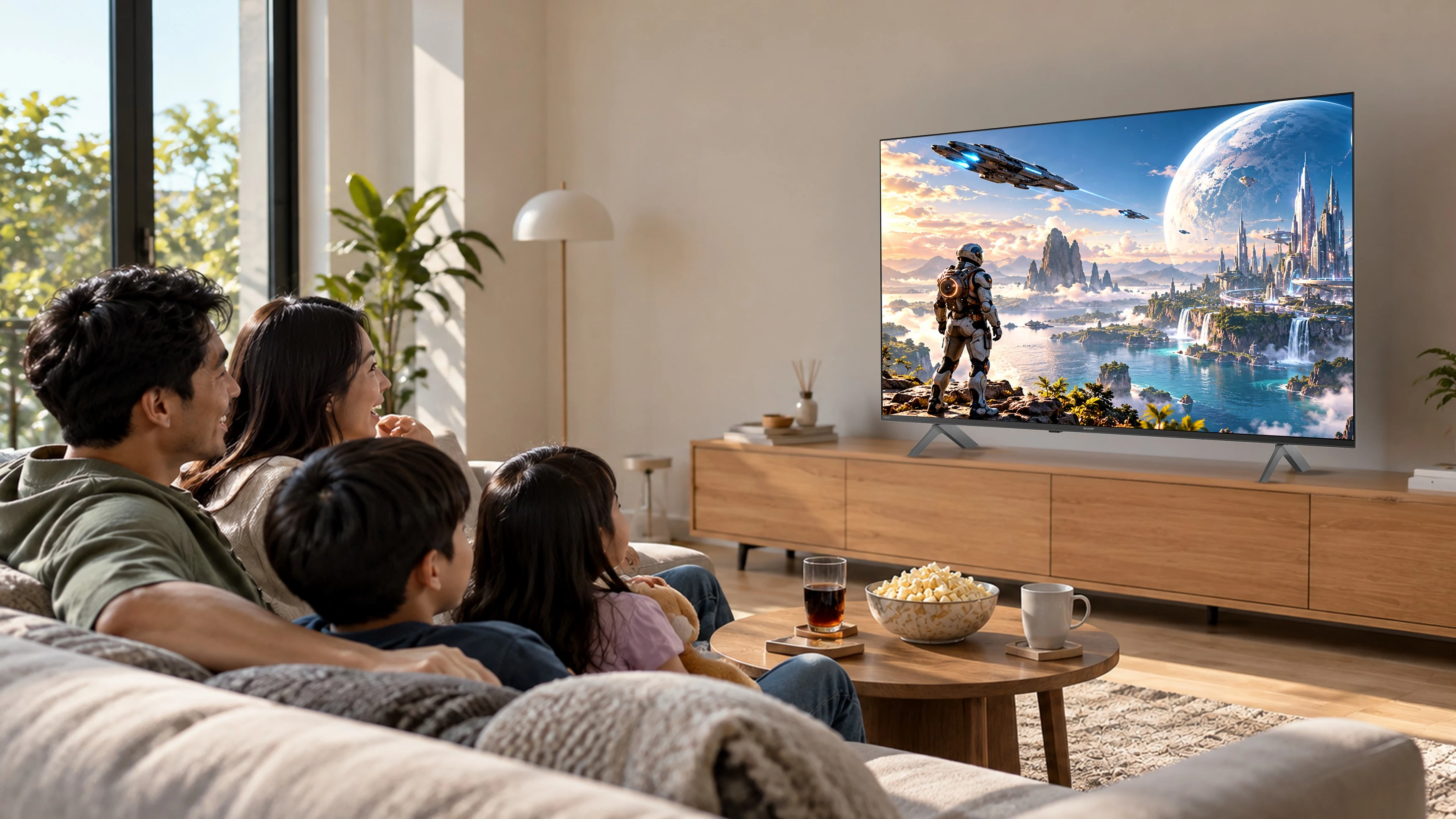 Sharp Gebrak Pasar TV 4K dengan QLED dan Google TV