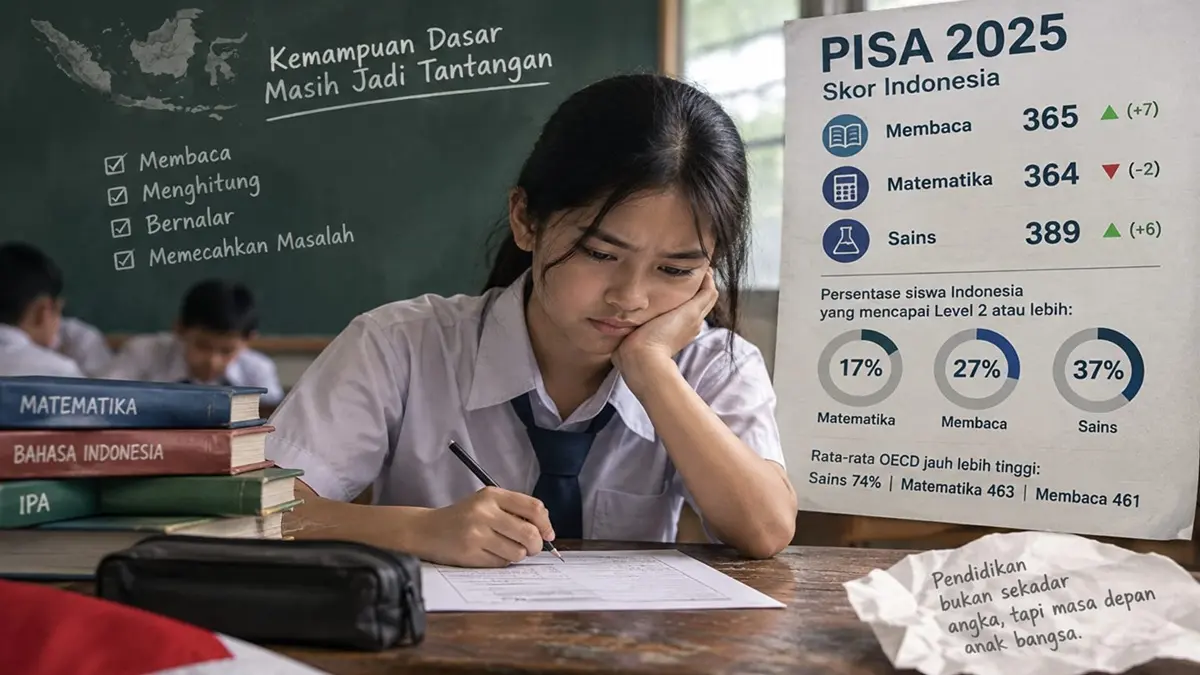 Krisis Fondasi Literasi di Balik Skor PISA