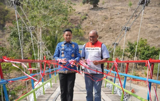 Pertamina Rehabilitasi Jembatan Gantung Kaluppini: Akses Baru untuk Lima Desa