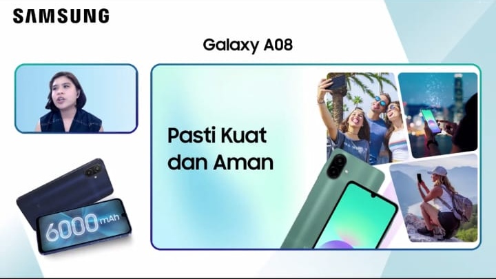 Samsung Galaxy A08: Daily Driver Baterai 6000 mAh Paling Masuk Akal
