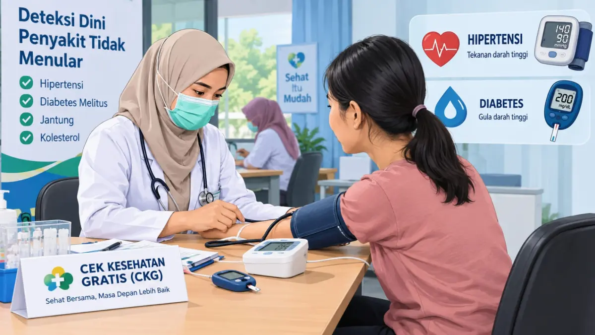 Hipertensi dan Diabetes Mengincar Usia Produktif: Alarm dari Program Cek Kesehatan Gratis