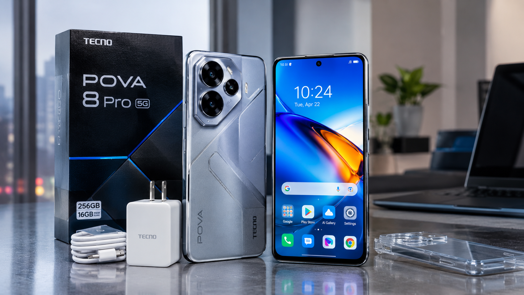 TECNO POVA 8 Pro 5G: AMOLED 144Hz dan Baterai 6.500 mAh di Kelas Rp5 Jutaan