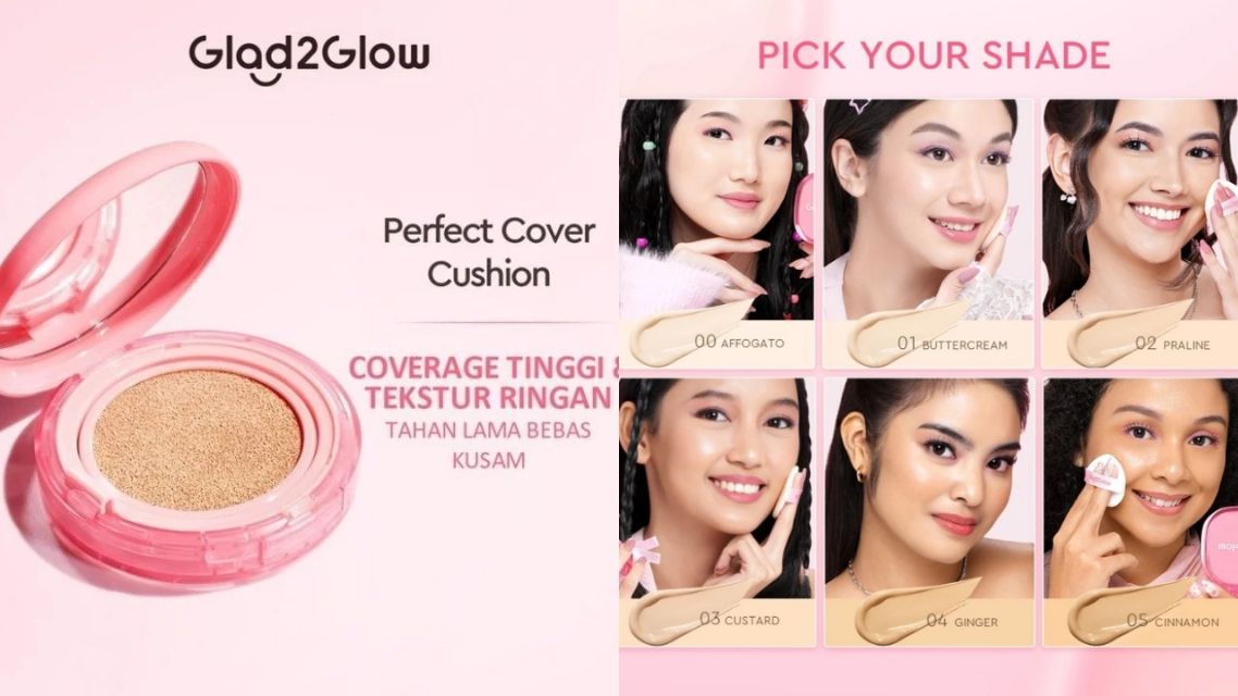 7 Cushion Foundation Terbaik untuk Glowing Tahan Seharian