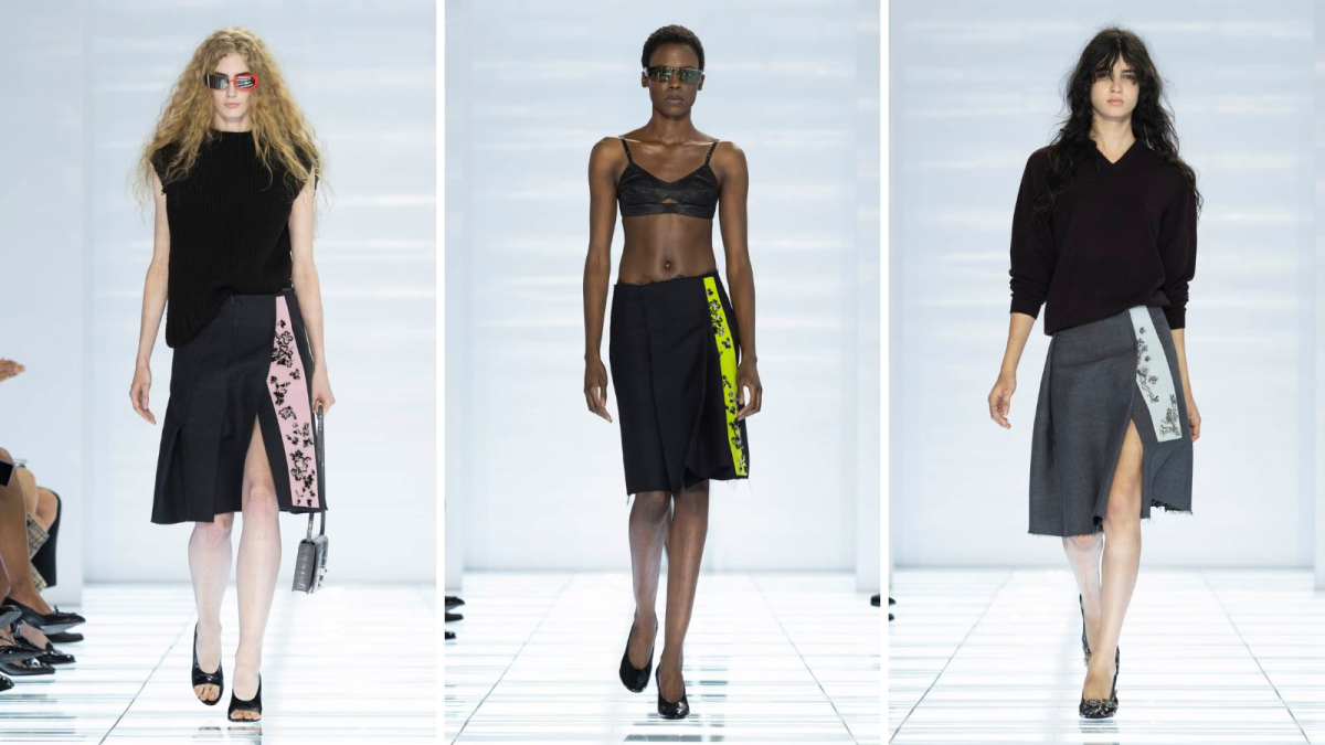 Prada Mengangkat Rok Menjadi Bintang Utama di Milan Fashion Week
