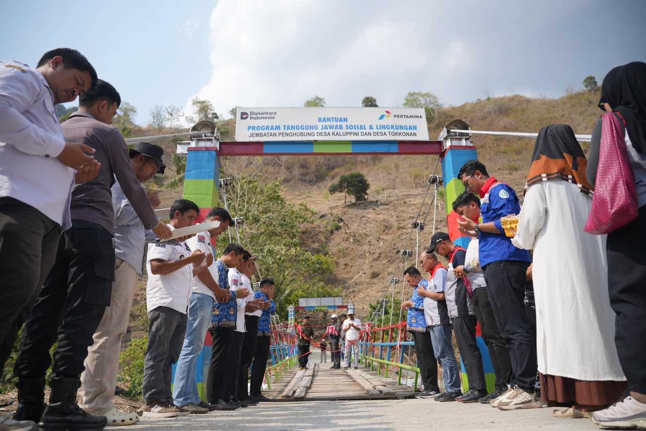 Pertamina Rehabilitasi Jembatan Gantung Kaluppini: Akses Baru untuk Lima Desa